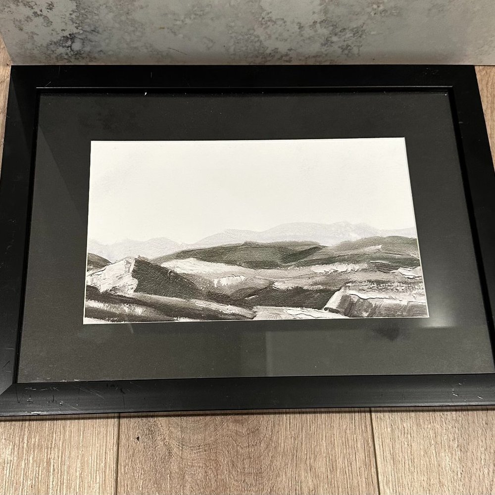 Mountain Art Framed